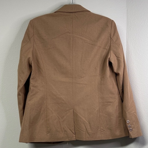 NWOT Chadwicks Essential Wool Blend Blazer Single Breasted Fully Lined 6 Petite - Picture 8 of 9